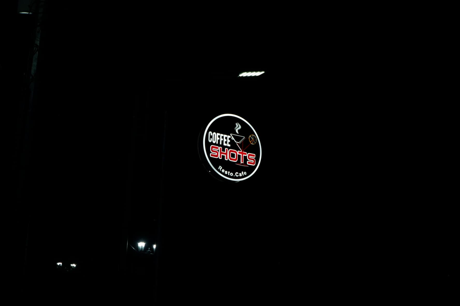 Coffee Shots Signage